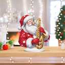 Tontut Diamond Painting Desktop Decoration, Musical Father Christmas 5D DIY Special Diamond Art Decoration Kit for Adults, Office Desktop or Christmas Holiday Display Crafts (Musical Santa Claus)