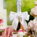 2 x LaRibbons White Ribbon 1 1/2 Inch 25 Yards Double Faced White Silk Ribbon for Flower Bouquet Crafts Gift Wrapping Wedding Party Decoration