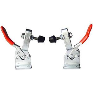 Smoker Toggle Latch, BBQ pit lid clamp. Front Flat mount 2 pk