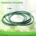 144200 Lawn Mower Deck Belt for AYP for Pulan 532144200 131290 532419271, for Husqvarna LTH120 LTH130 LT1238 LT1538 LRH125 YTH190 CT126 CTH126, for Drive Belt 532126520 532178138, Aramid, 1/2" x 88"