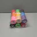 2 x 9 Pack Pre Wrap Athletic, 2.75 Inches X 12 Yards Multi-Color Prewrap Athletic Tape for Hair Soccer, Sports Pre Wrap Tape, Pre-Wrap Foam Underwrap Tape Ankles Wrists Hands Knees Elbows