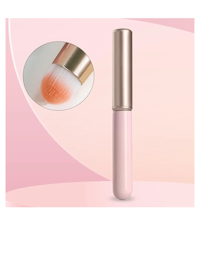 Generic 4x Portable Lipstick Brush Set for Makeup Application