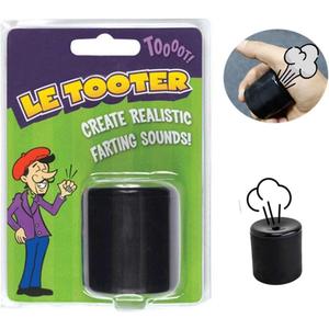 SHENGSEN Novelty Squeeze Pooter Fart Machine Funny Le Tooter Prank Farting Noise Maker for Joke Children's Day Party Gift Toy
