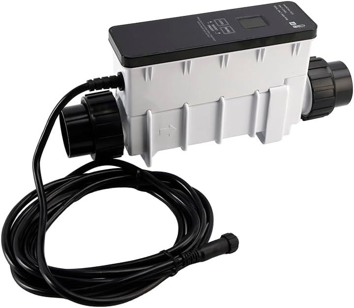 Topteng IC15 EC-520888 Replacement Salt Cell Chlorine Generator for Pentair for IntelliChlor IC20 Salt Cell Systems 20K Gallon Pool, 15 ft Cable