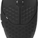 GWolves HTR Lightweight Wireless Fingertip Grip Gaming Mouse,~28Gram,8K-Report,Low Latency,PAW3395 26,000CPI,Nrf52840 CPU,6 Programmable Btns,On-Board Memory,PC/Mac and Laptop (Honeycomb, Black)