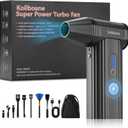 Compressed-Air-Duster Brushless Electric Air Blower, Mini Powerful Cordless Rechargeable 8000mAh Battery Jet Dry Portable Jet Turbo Fan Dust Snow Blower for Cleaning Car/Keyboard/PC/Home