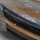 Garden 4 you Nesting Coffee Table, 23.6" Round Coffee Table Set of 2, Wooden Nesting Table Set for with Metal Frame, Side Tables for Living Room Bedroom Balcony, Brown