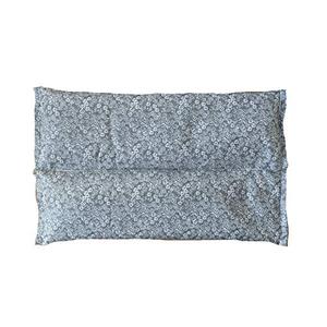 SacksyThyme Microwave Heating Pad for Pain Relief, Flaxseed & Cherry Pit Herbal Heating Pad, Hot Cold Therapy (Grey)