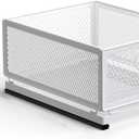 Pull Out Cabinet Organizer, Slide Out Drawers Fixed with Adhesive Nano Film, Pantry Shelves Sliding Drawer Storage Organization for Kitchen/Bathroom/Bedroom (11.8*9.4*6.1inch/30*24*15.5cm)