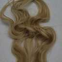 Clip in Hair Extensions 4PCS Soft Hair Extensions Honey Golden Brown Mixed Blonde Long Wavy Hairpieces for Women (Honey Golden Brown Mixed Blonde)
