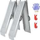 LIEKUMM Loading Ramp for Pickup Trucks, 74" L x 9" W Loading Ramp, 880LBS Capacity Shed Ramps, Steel Loading Ramps for Motorcycle, ATV, Lawn Mower and Carts, Pack of 2