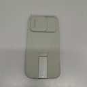 SURITCH for iPhone 15 Pro Case with Magnetic Camera Slide Cover and Adjustable Kickstand, Compatible with MagSafe, Shockproof Bumper Case Slim Protective Cover 6.1 Inch, Green