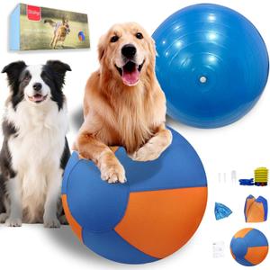 Herding Ball for Dogs, 18'' Durable Waterproof Jolly Ball for Dogs, Dog Training Toy for Medium & Large Breeds, Large Dog Toys for Collie, Australian Shepherd, and All Herding Breeds