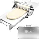 Folding Dough Sheeter Machine, Manual Stainless Steel Dough Roller Machine, 40.5"X22.8" New Pastry Roller for Commercial Home Bakery, Puff Pastry & Pizza