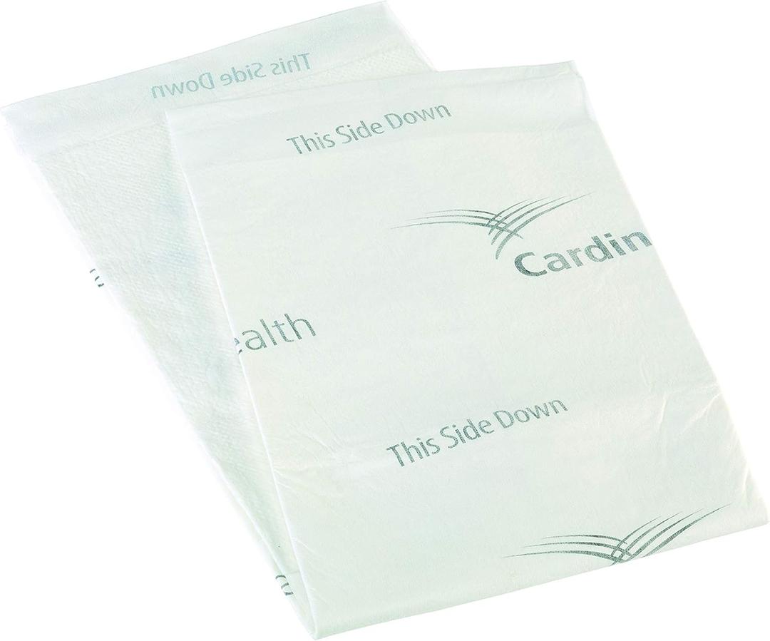 Cardinal Health Wings Extra Absorbency Premium Underpad, White, 30 x 36IN, Disposable Bed Pads, Chux Pads, Adults, Elderly, Kids - Case of 70