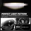 OPP ULITE Tacoma Led Fog Lights for Tacoma 2016-2022, 2014-2022 4Runner, 2014-2019 Tundra, 2007-2014 Camry, 6500K 60W Plug N Play 4.5inch Waterproof Driving Fog Lights Assembly Kit, 2PC Pack