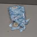 100 PCS Bows for Gift Wrapping, 2.75" Satin Ribbon Bows with Double-Sided Tape, Small Bows for Crafts, Bow Decor, Mini Bows Decorations for Party Baby Shower Birthday Wedding (Blue)