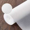 17.5" X 120" Refrigerator Liners Shelf Liner, Fridge Liners Non Slip Washable, Drawer Liners Non Adhesive Waterproof, Durable Fridge Mats for Glass Shelves, Cupboard, Pantry, Clear (Transparent)