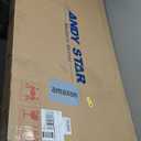 ANDY STAR Chrome Bathroom Mirrors for Over Sink, 24x48 Inch Polished Silver Mirror for Wall, Rectangular Metal Framed Vanity Mirror -Modern Clean Design with Superior Stainless Steel Frame