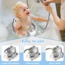 Baby Bath Seat for Babies 6 Months & up Non-Slip Toddler Bath Seats for Sitting Up Infant Bathtub Chair with Suction Cups and Soft Cushion for Baby Shower Tub Seat