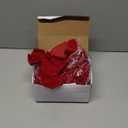 6 Pcs Burgundy Velvet Christmas Cabinet Ribbons Bows for Kitchen 78.7 Inch Large Christmas Door Ribbon Cabinet Bows for Gifts Xmas Tree Home Wall Furniture Party Decorations