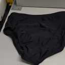 Tempt Me Women High Waisted Bikini Bottoms - Tummy Control Bathing Suit Swim Bottoms with Pockets 2025 Black S