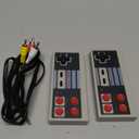 Retro Game Console, Wireless Retro Gaming Console with Built-in 800 Games, AV and HDMI Output, Dual 2.4GHz Wireless Controllers, Plug and Play Video Game System.