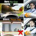 Sun Visor for Car,Polarized Anti-Glare Extension Foldable Sun Blocker,UV400 Protection CarUniversal Fit Clip on Sun Visor for Car Black (ZYB-1)