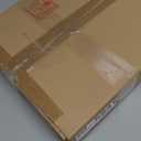 VILUXY Industrial Flush Mount Ceiling Light Fixture with Retro Wood Circle Shade for Hallway, Entryway, Bedroom, Balcony Passway 3-Light