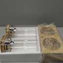 Yangbaga Ground Coffee Storage Container with Shelf, 2×45OZ Glass Coffee and Sugar Container Set, Coffee Canisters with Airtight Lids and Scoop, Food Storage Jars for Kitchen,Nuts,Tea,Sugar