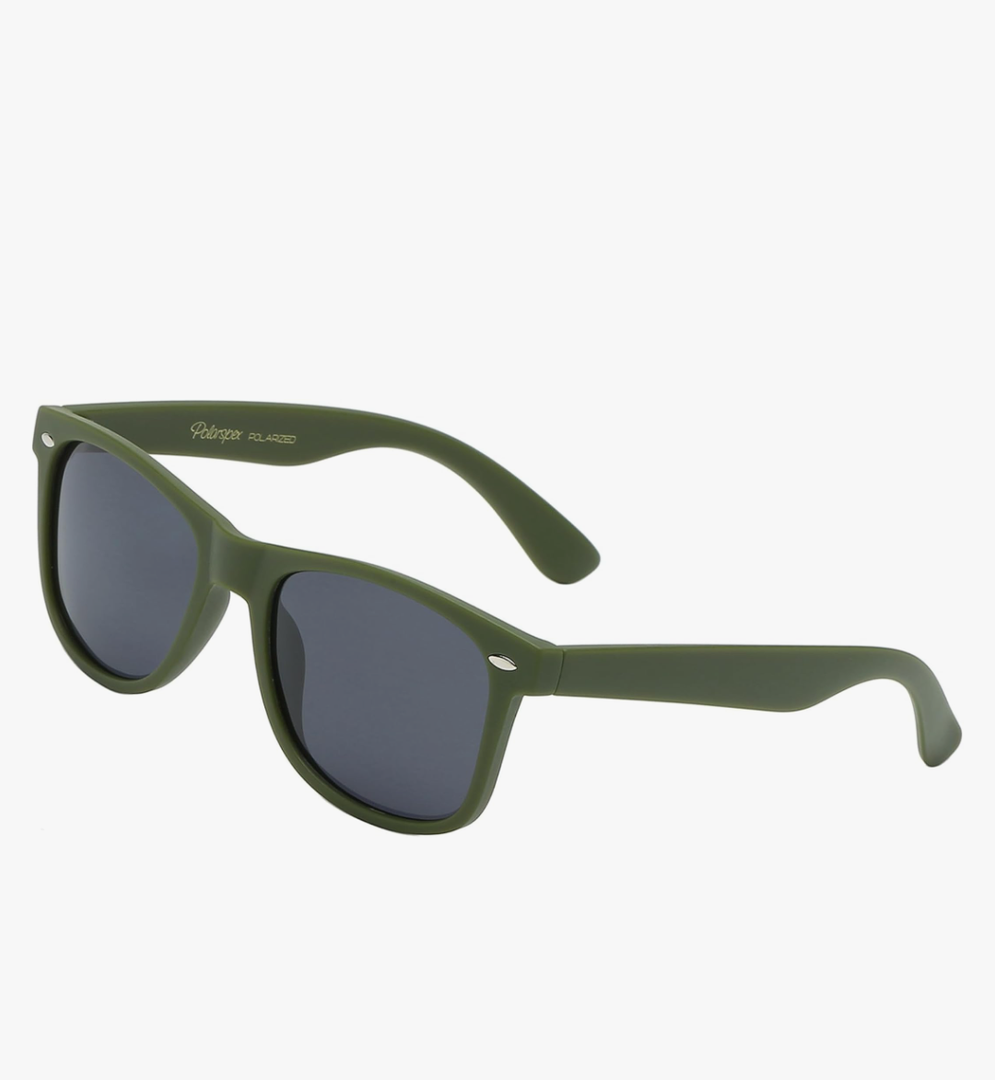 PolarSpex Polarized Sunglasses for Men and Women – UV Protection, Durable & Lightweight Retro Sunglasses for Driving, Fishing Set Of 2