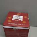 Christmas Lighted Gift Boxes, Pre-lit Lights Gold Linen Cloth Gift Boxes, Light up Present Boxes Set Battery Operated with Different Sizes for Holiday Indoor Outdoor Decorations (Gold Liene)