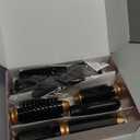 Atopskins 6 in 1 Blow Dryer Brush, Hair Dryer Brush Fast Drying 3 Heat Settings, Hot air Styler Auto Curling Straightening Voluming Smoothing for Women​ Salon & Travel Use (ALCI Plug) (Black)