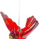 Ganz Radiant Cardinal Christmas Tree Ornament with Charm 5 Inch Red