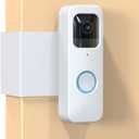 Blink Doorbell Mount, Anti-Theft Blink Video Doorbell Door Mount Bracket No Drilling, Not Block Doorbell Motion Sensor, Easy to Install, Fit for Blink Doorbell Camera (White)