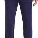 netdraw Men's Ultra Cozy Viscose Bamboo Sweatpants Cotton Lounge Casual Jogger Tapered Pants (X-Large, Navy)
