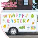 Ferraycle 23 Pcs Happy Easter Garage Door Magnets Large Easter Garage Door Decorations Holiday Magnetic Stickers Spring Bunny Garages Magnets Spring Egg Gnome Decals for Car Refrigerator Decor
