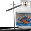 Flame King Dual RV Propane Tank Cylinder Rack for RVs and Trailers for 20lb Tanks - KT20MNT