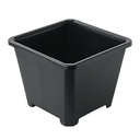 Frogued Easy Planting Flower Pot Good Weight Capacity Plastic Modern Style Thicken Plant Pot Home Decoration (Black,M)