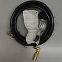 DOZYANT 6 Feet Propane Regulator and Hose with Elbow Adapter for Blackstone 17 inch and 22 inch Table Top Griddle, Replacement Parts Connect to Large 20 Propane Tank