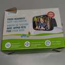 Onco Baby Car Mirror Rear Facing - Double Award-Winning Convex Car Mirror for Baby, 100% Shatterproof & Shakeproof with 360 Rotation, Newborn Essentials (9.6 x 6.9 in)