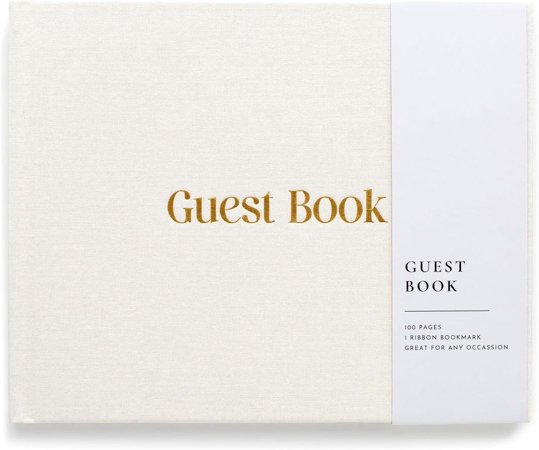 Lamare Wedding Guest Book Elegant Guest Book for Party, Baby Shower Guest Book & Polaroid Guest Book for Wedding
