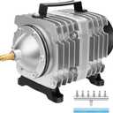 AquaMiracle Aquarium Air Pump Commercial Air Pump with Aluminum Housing, 600/1000/1200/1750GPH Fish Tank Bubbler Pond Aerator for Aquariums, Ponds, Hydroponics