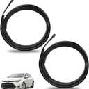 2Pcs Roof Trim Molding Seal Kit Sealing Strip, Weather Stripping Fit for Toyota Corolla 2014 2015 2016 2017 Replace 75556-02260 75555-02270 75556-02200 75555-02210 (Left and Right Side)