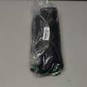 ZGMYC Women's Elegant Floral Lace Maxi Dress Sexy See Through Long Sleeve Evening Dress Party Cocktail Dress Beach Cover Ups (Large, Black)