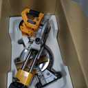 JCB Tools - 20V Cordless Brushless Miter Chop Saw Power Tool - Laser Light - For Straight Crosscuts, Bevel, Angled Cuts, Floor Boards and Laminate, Wood And Woodworking