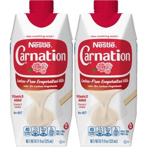 CARNATION Lactose Free Milk Tetra 8x11oz (Pack of 2), Best Buy: 07-Sept-2025