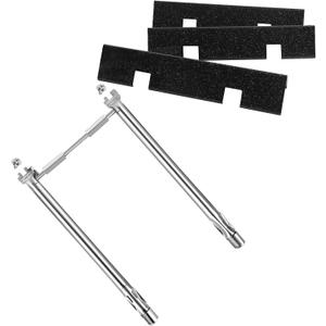 Grill Parts for Weber GS4 Spirit II & I 200 Series, 15.3" 7635 Flavorizer Bars and 18" 69785 Grill Burner for Spirit E210 E220 S210 S220 with Front Control, Grill Accessories for Weber Spirit 2 Parts