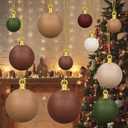 Jetec 12 Packs Giant Christmas Inflatable Balls Ornament 24/18/9 Inch Large Xmas PVC Inflatable Balls Bulk Neutral Christmas Blow up Ornaments for Xmas Holiday Outdoor Indoor Yard Decor