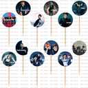 K Pop Super M Cupcake Toppers Decorations